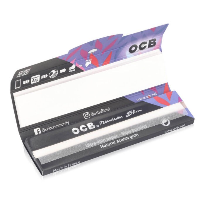 ⁦נייר גלגול OCB לבן גדול + פילטר⁩ – תמונה ⁦1⁩