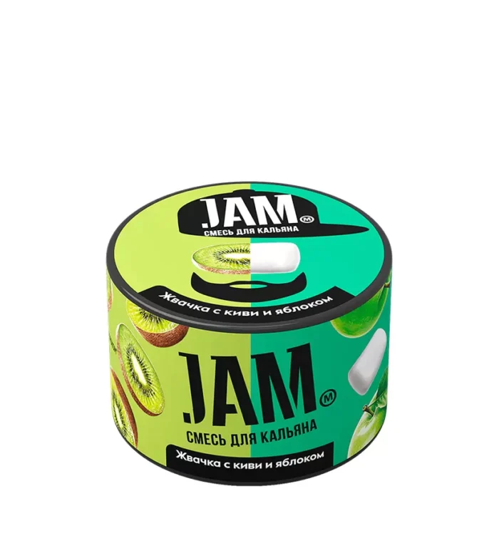 ⁦תערובת תה 50g JAM - סוכריות תפוח קיווי (Apple Kiwi gum)⁩ – תמונה ⁦1⁩