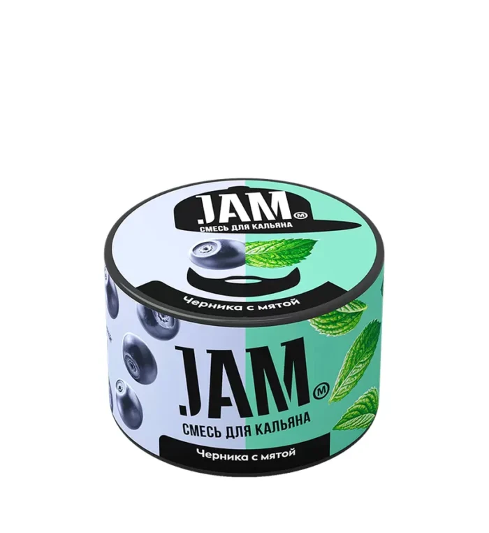 ⁦תערובת תה JAM 50g -אוכמניות מנטה (Blueberry-mint)⁩ – תמונה ⁦1⁩