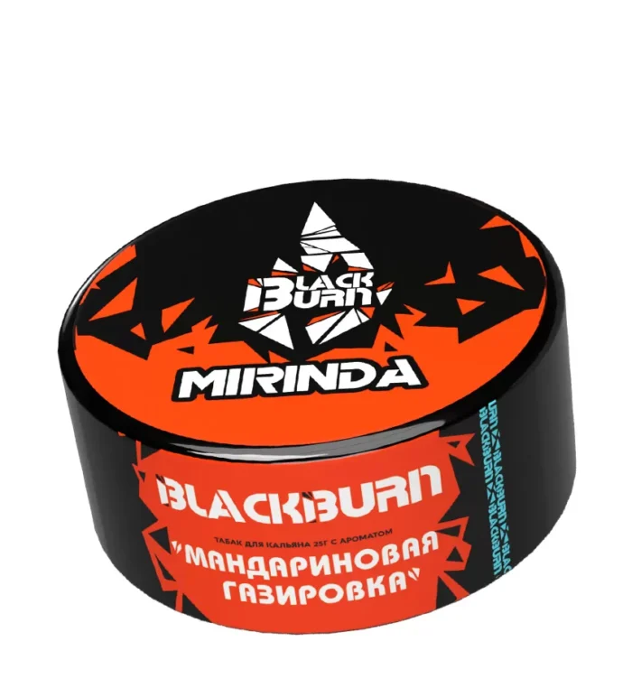 ⁦Black Burn – 60 gr – Mirinda (סודה תפוז-מנדרינה)⁩ – תמונה ⁦1⁩