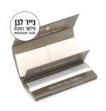 ⁦נייר גלגול REALEAF חום/לבן בינוני עם פילטר כותנה – Medium Size⁩ – תמונה ⁦3⁩