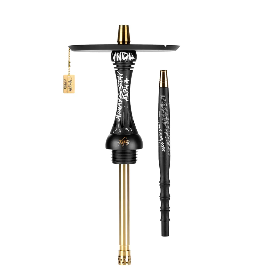 AlphaHookah-Model-X-VNDL-jet-black נרגילה Alpha Hookah – Model X – VNDL – תמונה 5