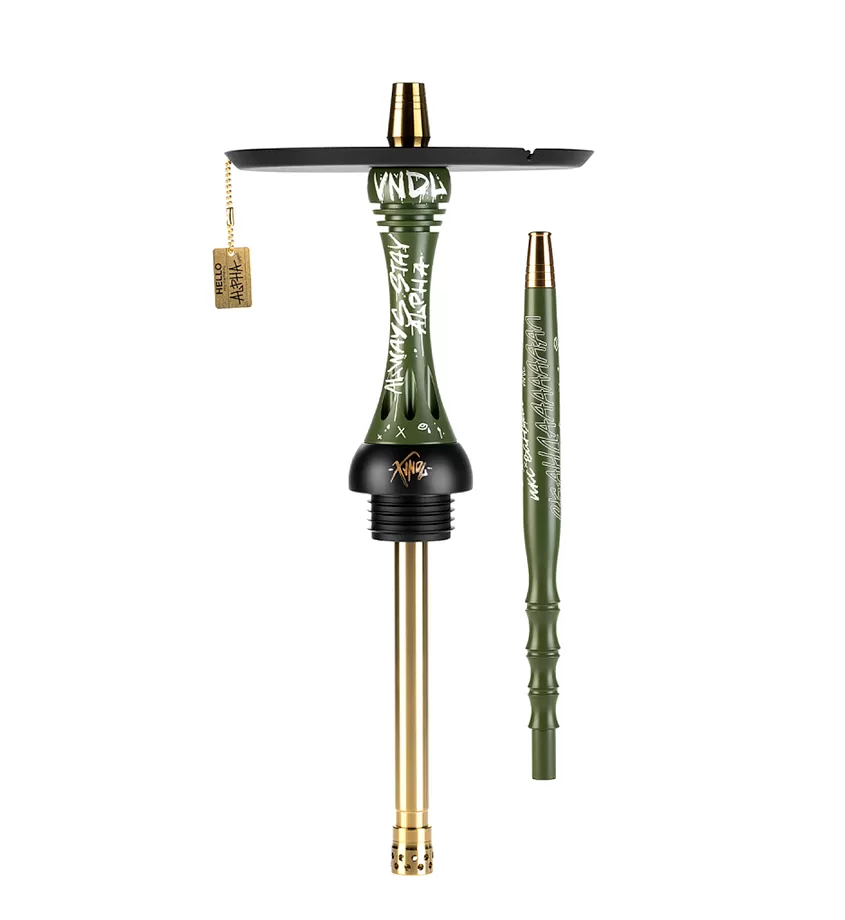AlphaHookah-Model-X-VNDL-olive נרגילה Alpha Hookah – Model X – VNDL – תמונה 3