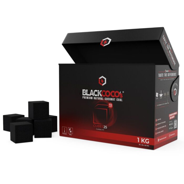 ⁦גחל פירמיום BLACK COCO - 25x25x25⁩ – תמונה ⁦1⁩