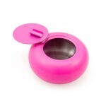 מאפרת נרוסטה עם מכסה – ורוד