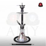 נרגילה פרימיום AMY DELUXE CARBON SS22.02 BK.TR