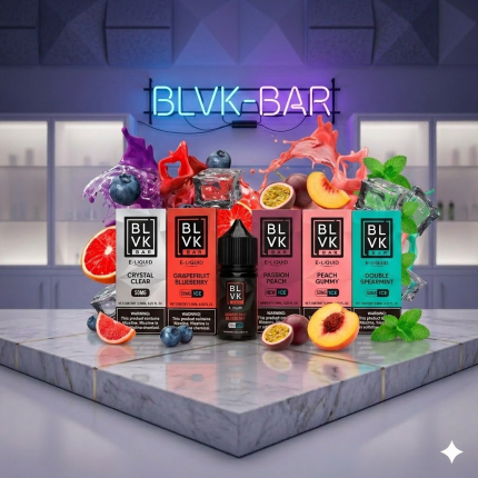 נוזל לסיגריה אלקטרונית BLVK-BAR 20MG - 30ml - ניקוטין מלח