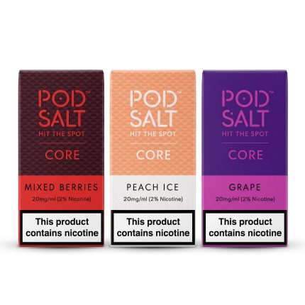 נוזל מלח ניקוטין Pod Salt Core – סדרת טעמי פרימיום 20mg/ml (2%)