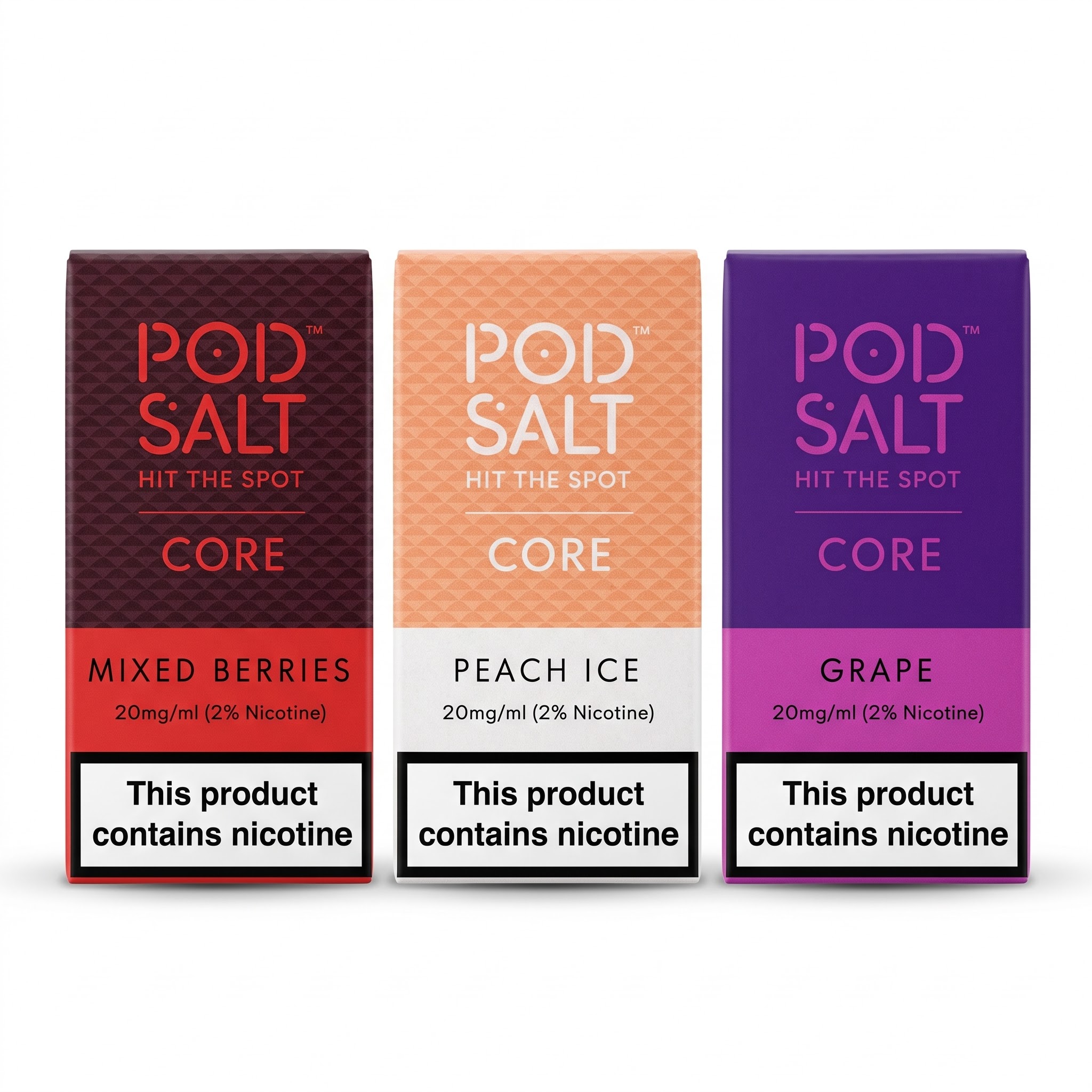 IMG_5172 נוזל מלח ניקוטין Pod Salt Core – סדרת טעמי פרימיום 20mg/ml (2%) – תמונה 1