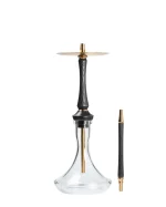 נרגילה - Union Hookah – Sleek – Black&Gold –פרמיום