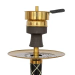 ⁦נרגילה פרימיום - AMY DELUXE 032.02 - CARBON⁩ – תמונה ⁦2⁩